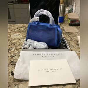 NEW Brandon Blackwood Blue Mini Bag
